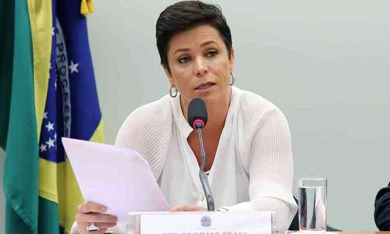 A deputada Cristiane Brasil teve a posse como ministra barrada pela Justia(foto: Gilmar Felix / Cmara dos Deputados)