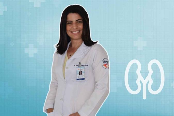 Márcia Goulart de Abreu é nefrologista do corpo clínico do Biocor Instituto.(foto: INSTITUTO BIOCOR) Márcia Goulart de Abreu é nefrologista do corpo clínico do Biocor Instituto.(foto: INSTITUTO BIOCOR)