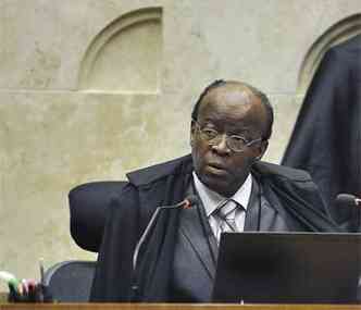 Para Joaquim Barbosa, as penas aplicadas aos condenados foram baixssimas (foto: Jos Cruz/ABR - 28/11/12)