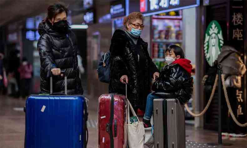 A maioria das infeces foi registrada na cidade de Wuhan, na provncia de Hubei, e arredores(foto: NICOLAS ASFOURI / AFP)