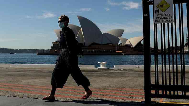Sydney faz lockdown de duas semanas(foto: AFP/Getty Images)