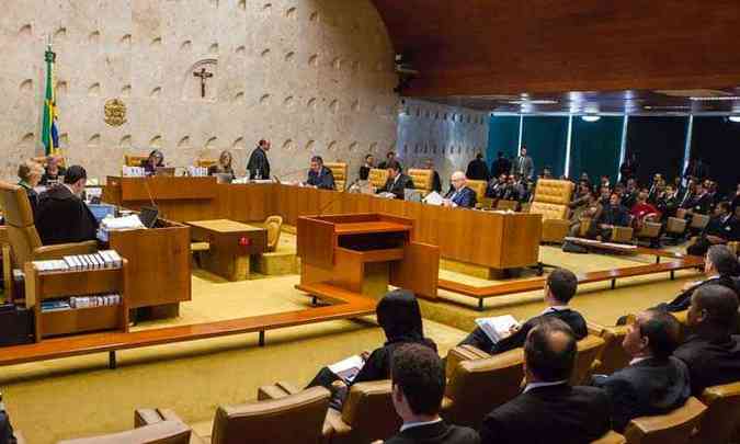 Ministros do Supremo vo julgar na semana que vem recurso do estado que pede adiamento da substituio dos designados(foto: Dorivan Marinho/SCO/STF)