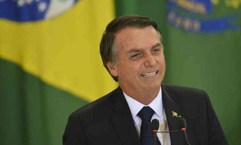 Bolsonaro anunciou o tenente da reserva Marcelo Dias para a gerncia de inteligncia da petroleira(foto: Marcelo Camargo/Agncia Brasil)