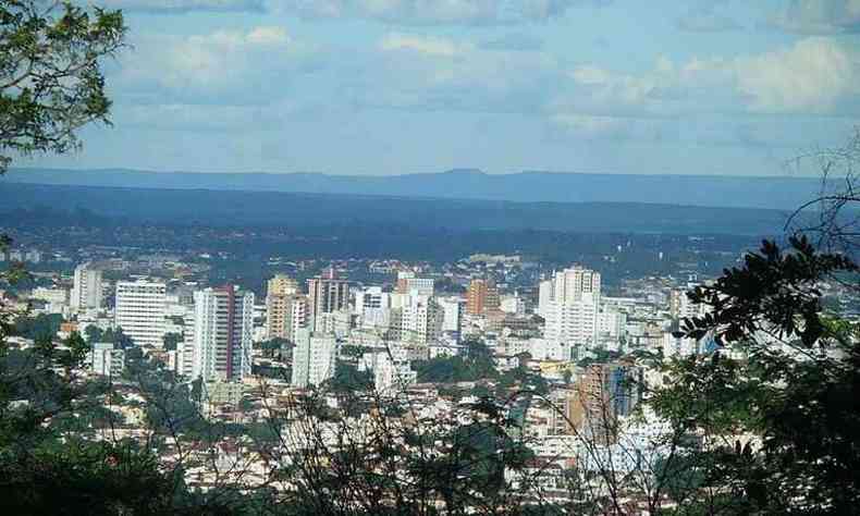 vista panormica da cidade de Montes Claros, no Norte de Minas