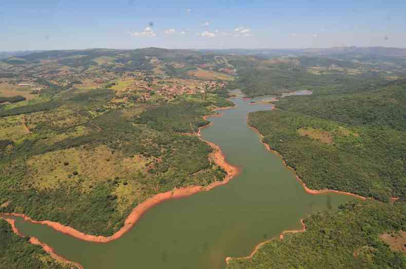Rompimento de barragem da Vale causou contaminao em trechos do Rio Paraopeba(foto: Ramon Lisboa/EM/D.A. Press)