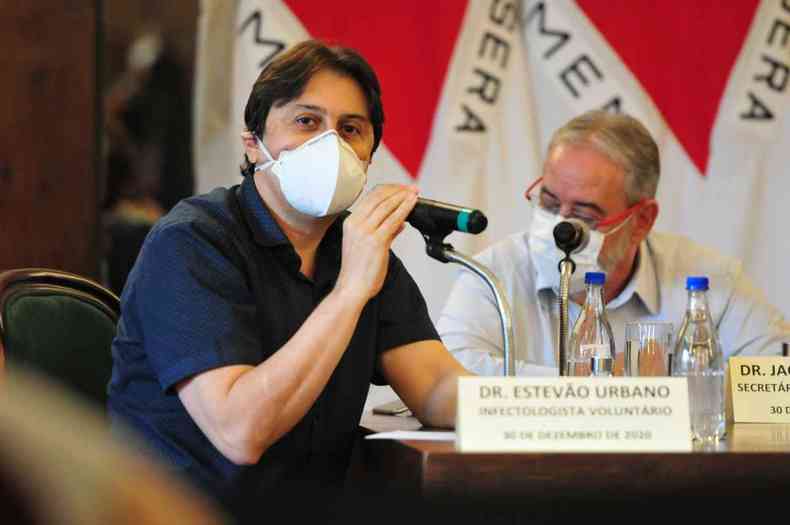 Estevo Urbano, presidente da Sociedade Mineira de Infectologia e membro do Comit de Enfrentamento  Pandemia em BH(foto: Tulio Santos/EM/D.A. Press)