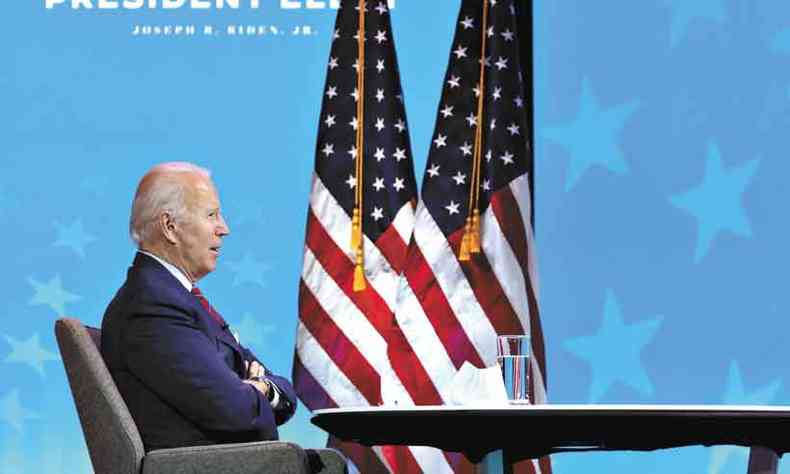 Biden tem misso dada pelo voto e sugere saber o que dele se espera(foto: Alex Wong/Getty Images/AFP)