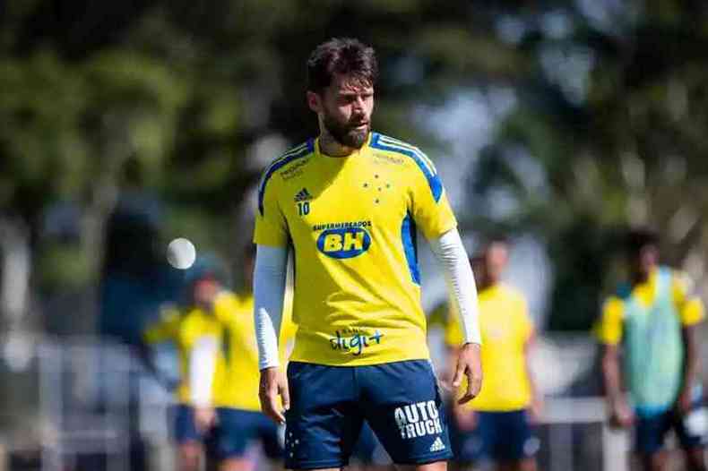 Rafael Sobis pode ser testado como armador do time principal(foto: Bruno Haddad/Cruzeiro)