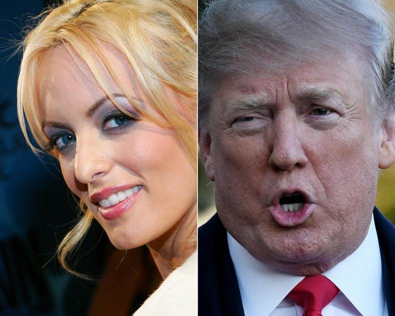 Stormy Daniels e Donald Trump