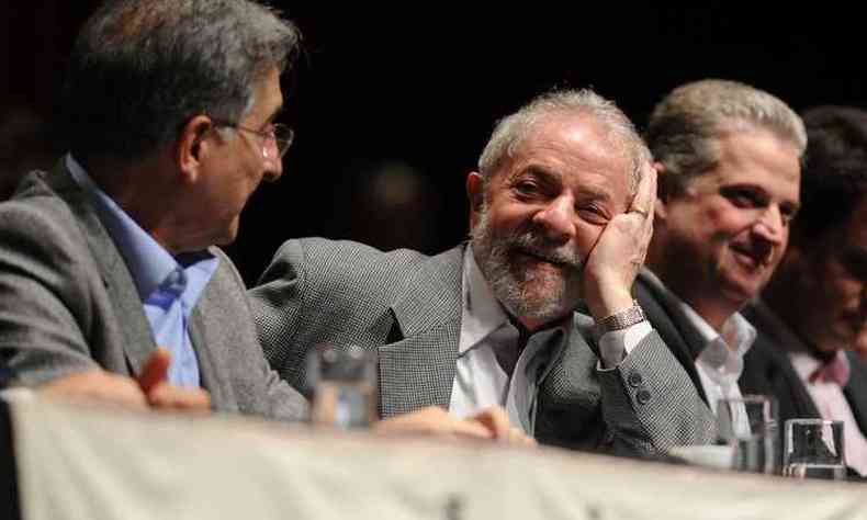 Lula vai falar sobre o terreno que abrigaria seu instituto(foto: Alexandre Guzanshe/EM/D.A Press)
