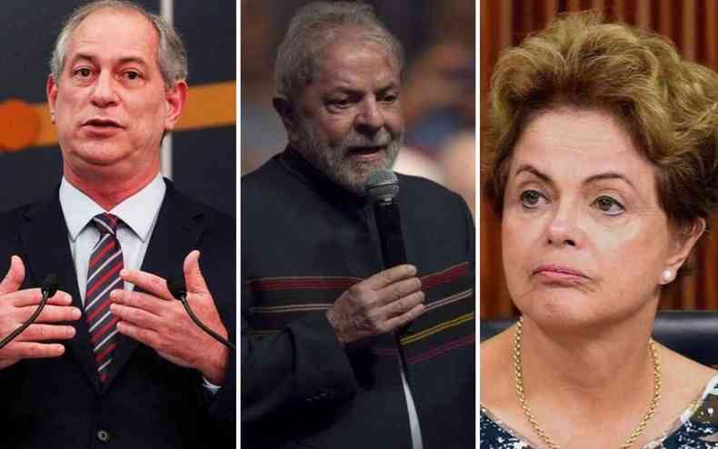 Gomes, Lula e Dilma