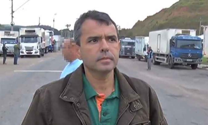 Durante movimento grevista, o Maurício foi contra acordo fechado em Brasília para fim de protesto(foto: Reprodução/TV Alterosa Leste) Durante movimento grevista, o Maurício foi contra acordo fechado em Brasília para fim de protesto(foto: Reprodução/TV Alterosa Leste)