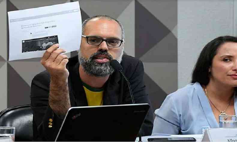 Allan dos Santos mantm canal de extrema-direita no ar desde 2014(foto: Roque de S/Agncia Senado)