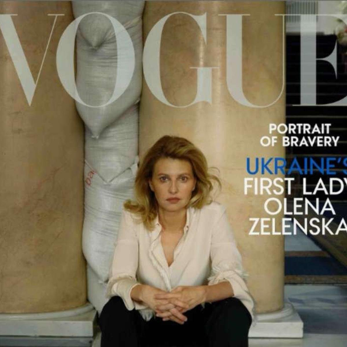 Primeira-dama ucraniana estampa capa da Vogue - Internacional