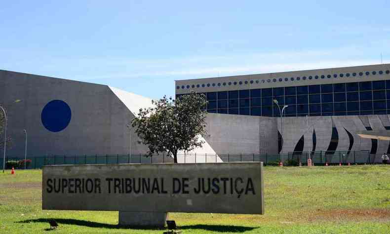 Fachada do prdio do Superior Tribunal de Justia (STJ) , em Braslia 