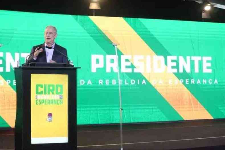 PDT lança candidatura de Ciro Gomes
