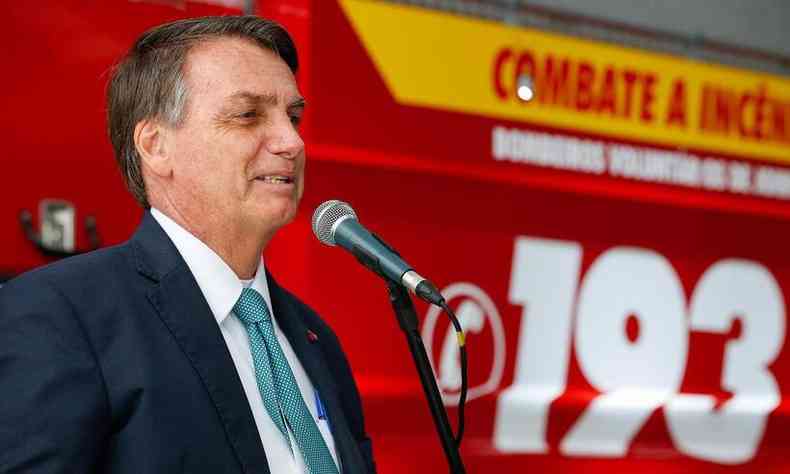 Nessa sexta (6), Bolsonaro participou da entrega de uma comenda em Joinville, tambm em SC(foto: Alan Santos/PR)