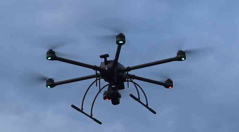 Drone usado no Rio de Janeiro em operao policial