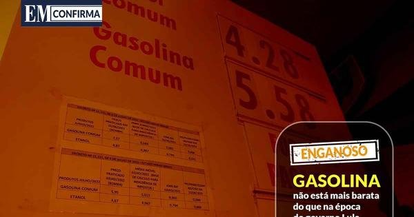 Image accompanying Que a gasolina está mais barata hoje do que 10 anos atrás