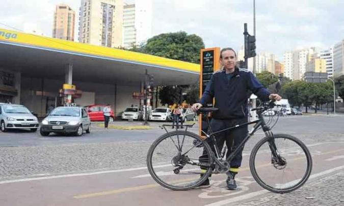 Cristiano Scarpelli Pacheco acha que é hora para ampliar as ciclovias(foto: Túlio Santos/EM/D.A Press ) Cristiano Scarpelli Pacheco acha que é hora para ampliar as ciclovias(foto: Túlio Santos/EM/D.A Press )