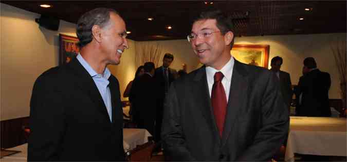 O PMDB em Minas vai apresentar o nome de Antnio Andrade (esquerda) e Josu Alencar(direita) para participar da chapa com o PT (foto: Gladyston Rodrigues/EM/D.A Press)