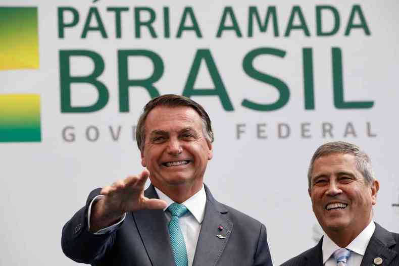 Bolsonaro e Braga Netto