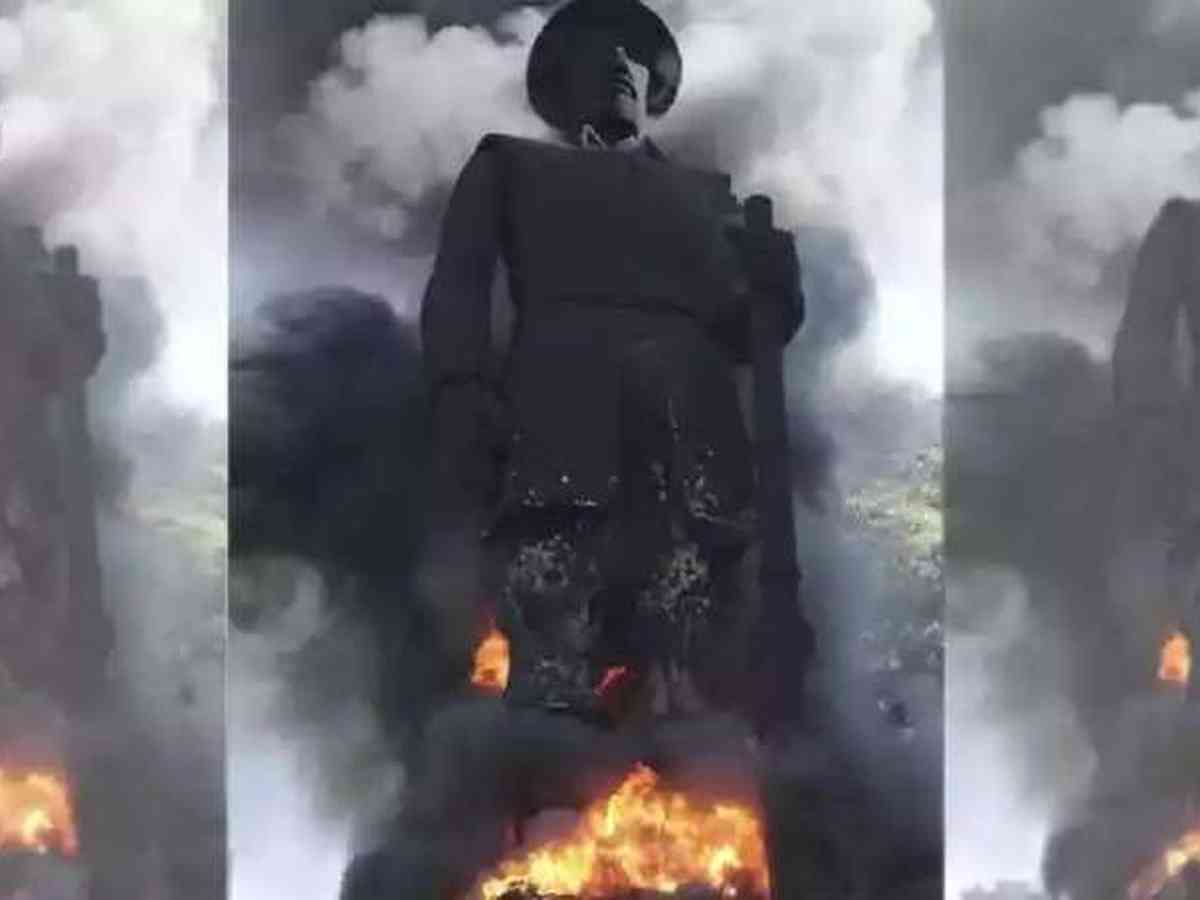 Justiça de SP libera três acusados de incendiar estátua de Borba Gato