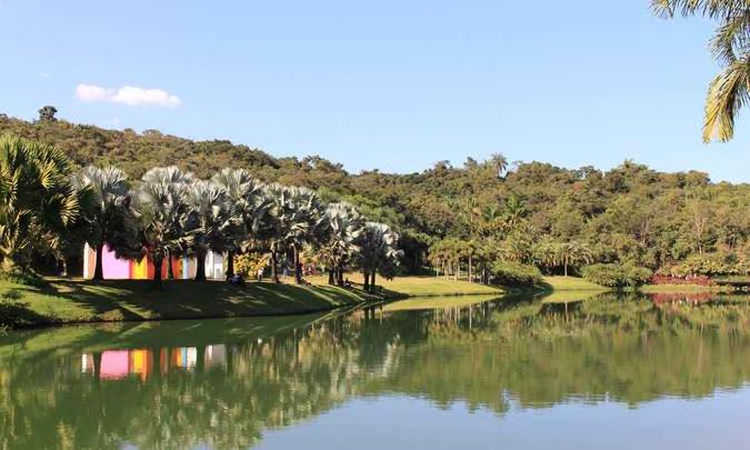 Inhotim é o maior museu a céu aberto do mundo(foto: Marden Couto/Turismo de Minas/Divulgacao ) Inhotim é o maior museu a céu aberto do mundo(foto: Marden Couto/Turismo de Minas/Divulgacao )