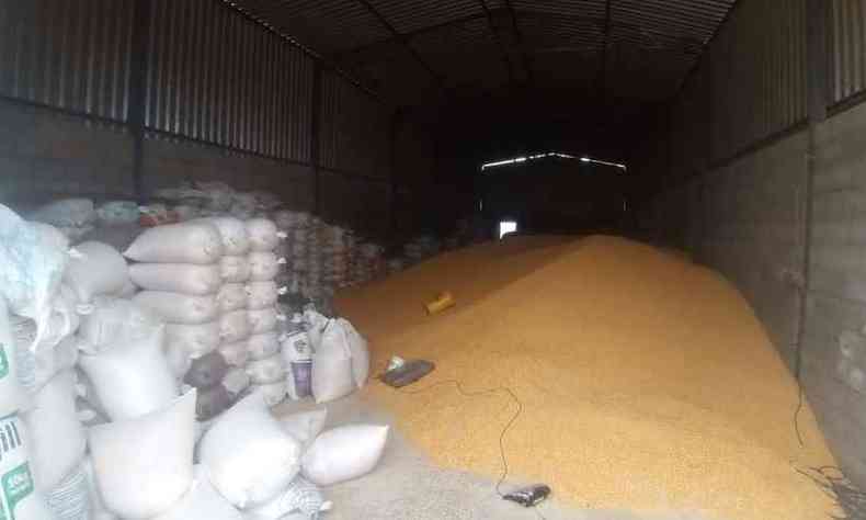 100 toneladas de milho, roubadas em Ibi foram recuperadas