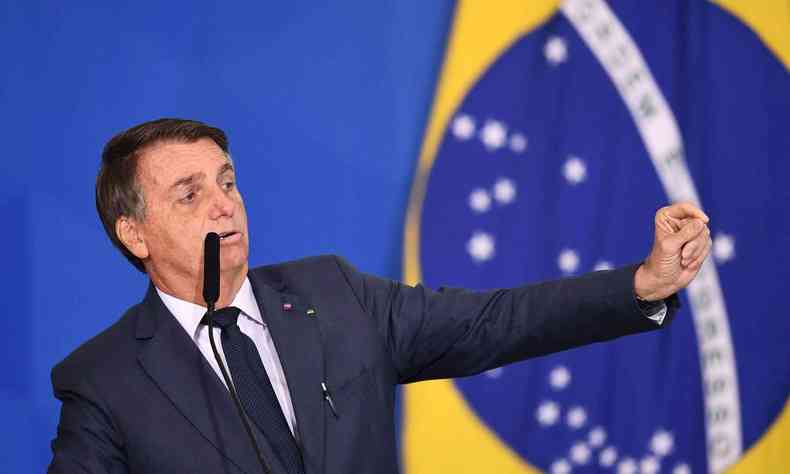 Bolsonaro diz que Barroso  um mentiroso(foto: EVARISTO SA / AFP)