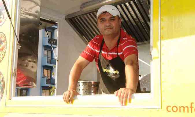 Lo reduziu o valor do food truck. Mesmo assim, no consegue vend-lo(foto: Cristina Horta/EM/D.A Press)