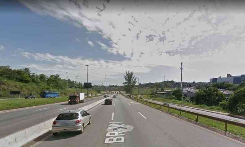 Acidente ocorreu no KM 467 do Anel Rodovirio prximo  um shopping na Regio Noroeste(foto: Reproduo da internet/Google Maps)
