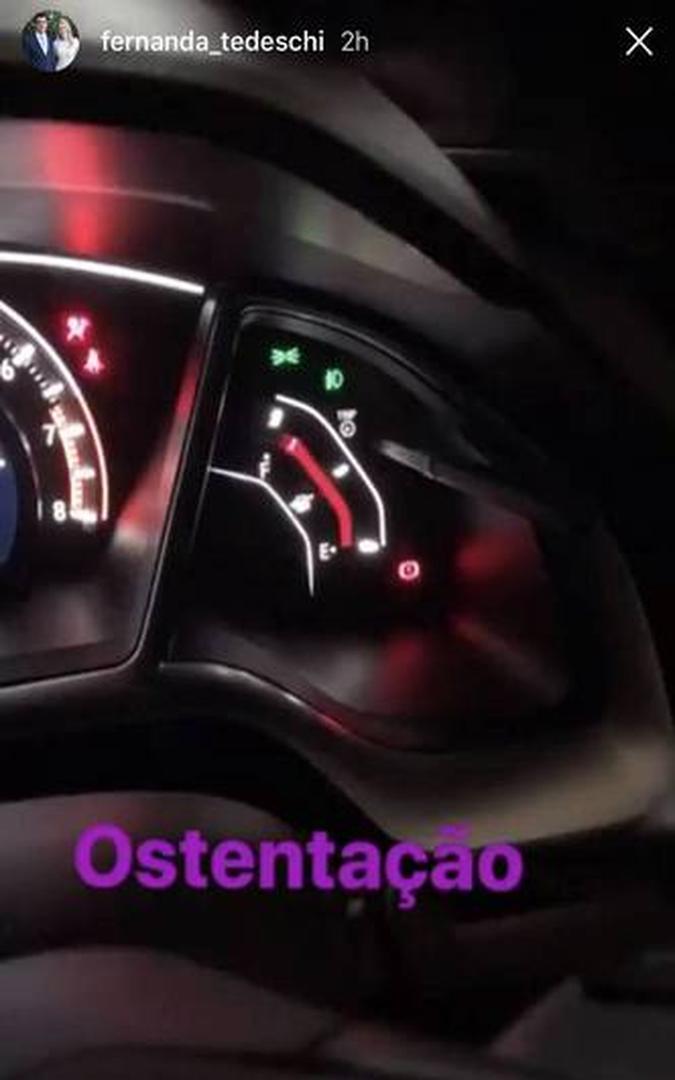 O post de Fernanda no Stories(foto: Reprodução) O post de Fernanda no Stories(foto: Reprodução)