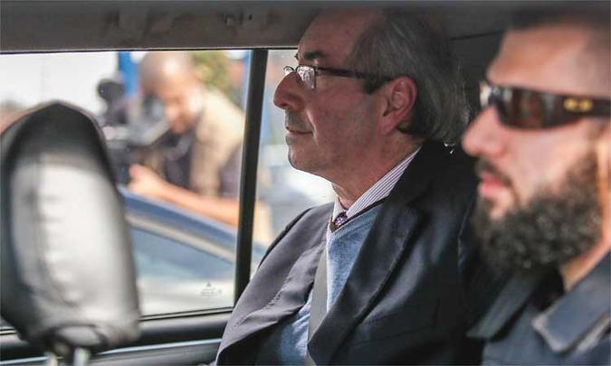 Eduardo Cunha está preso desde outubro de 2016, em Curitiba, no Paraná(foto: Jonathan Campos/Gazeta do Povo ) Eduardo Cunha está preso desde outubro de 2016, em Curitiba, no Paraná(foto: Jonathan Campos/Gazeta do Povo )