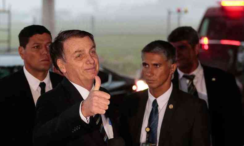 Bolsonaro participou de dois eventos nesta sexta-feira(foto: Antonio Cruz/ Agncia Brasil)