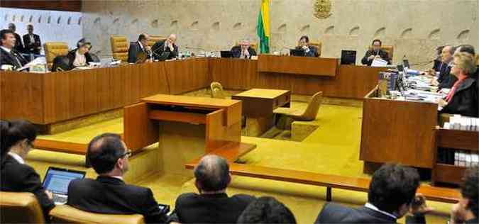 Os ministros do Supremo retomam na tarde desta quarta-feira o debate sobre a validade da lei da Ficha Limpa (foto: Jos Cruz/ABr)