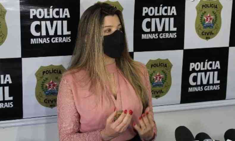 Delegada Nicole Perim, responsvel pelos casos(foto: Divulgao/PCMG)
