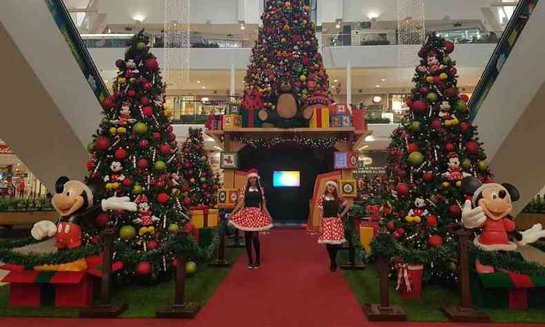 Papai Noel  atrao gratuita no Shopping Del Rey, na Regio Noroeste de BH(foto: Shopping Del Rey/Divulgao)