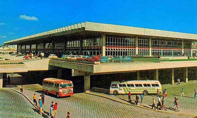 Rodoviria de BH, foto de 1971