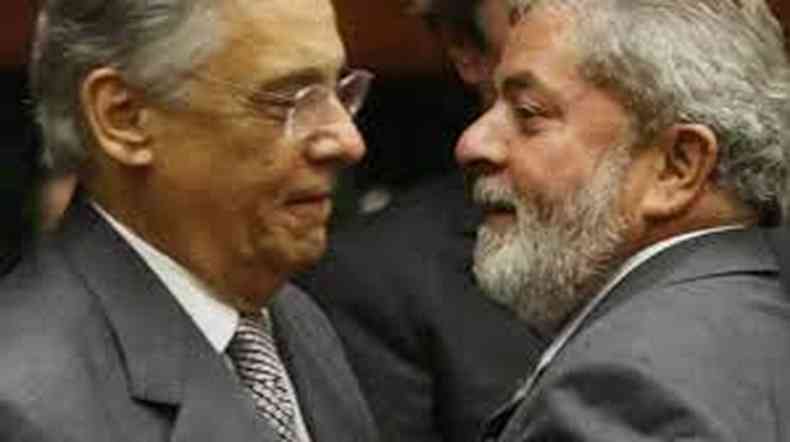 Lula e FHC frente a frente