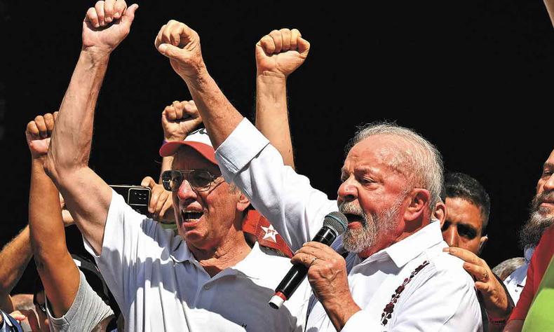 Lula participou do ato das centrais sindicais em So Paulo