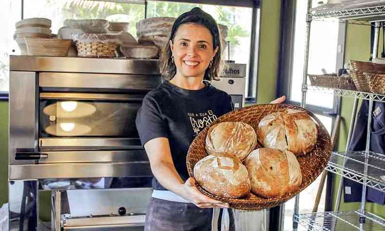 Especialista em fermentao natural, Roberta Bretas est achando at mais interessante atender turmas menores(foto: Brbara Marinos/Divulgao)