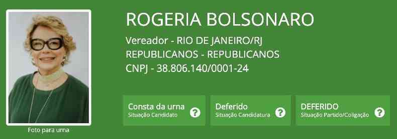 Ex-mulher de Jair Bolsonaro e me de Carlos, Rogeria no conseguiu se eleger