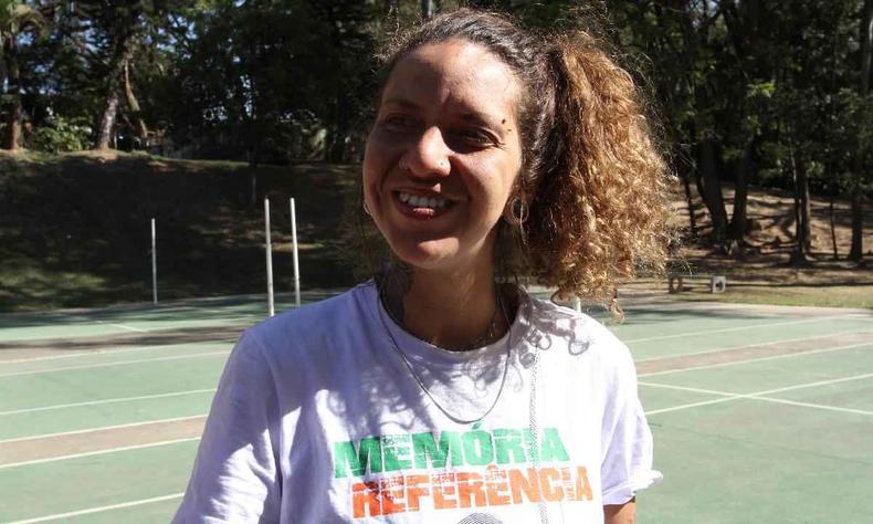foto da empresaria Vanessa Cordeiro no Parque guilherme lage, em bh