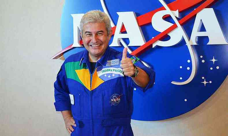 Em 2006, quando foi para a Estao Espacial Internacional (ISS), Marcos Pontes foi o primeiro brasileiro a ir para o espao(foto: Divulgao)