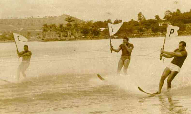 Nas dcadas de 1940 e 1950 a Pampulha viveu seu auge como ponto de lazer de BH. Competies de esqui foram realizadas nas guas da lagoa