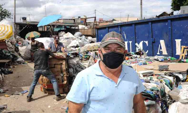 Valter reconhece o aquecimento do mercado de resduos reciclveis(foto: Leandro Couri/EM-DA Press- Belo Horizonte/MG)