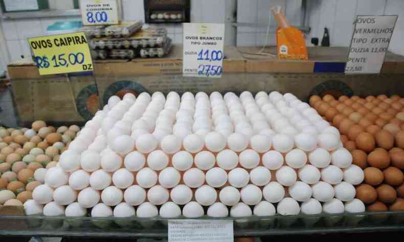 Mesmo com produo recorde, preo dos ovos pesam no bolso do consumidor(foto: Juarez Rodrigues/DAPress-EM)