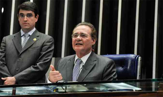 Presidente do Senado, Renan Calheiros, convocou sesso temtica para discutir a reforma poltica(foto: Jonas Pereira/Agncia Senado)