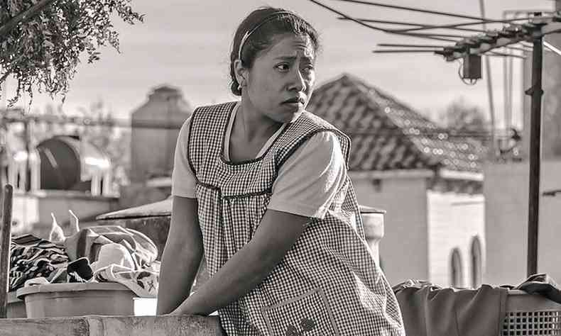 A atriz Yalitza Apari cioomo Cleo, a empregada domstica de Roma (2018)